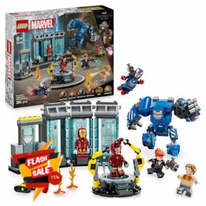 LEGO Marvel Iron Man’s Laboratory: Hall of Armour - Super Hero Building Toy with a Mech Figure