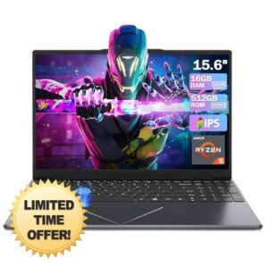 DREAMFYRE 15.6" Laptop PC 16GB DDR4 512GB SSD