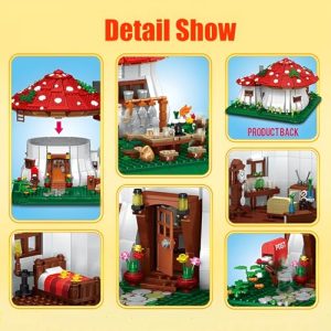 2233PCS Creative Ideals Treehouse Micro Building Bricks Kit