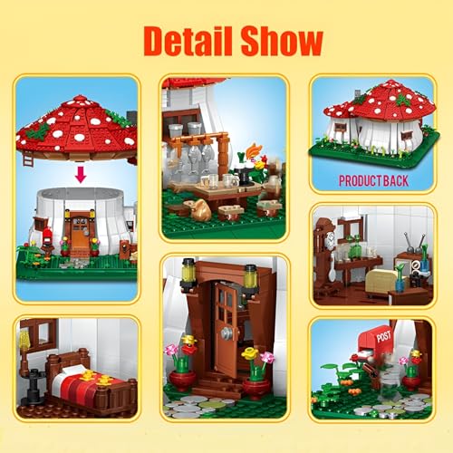 2233PCS Creative Ideals Treehouse Micro Building Bricks Kit