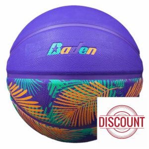 Baden | Legend Lifestyle Collection | Fun Design Outdoor Rubber Game Basketball | Youth & Adult Size 5