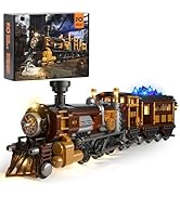 FUNWHOLE Station Lighting Building Blocks Set - 1917 Pieces LED Lighting Modular Construction Model Set ...