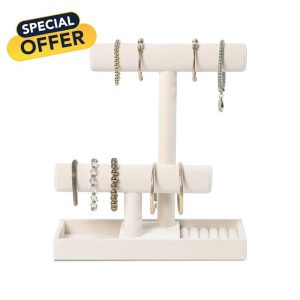ByKen Multi-Functional 2 Tier Jewelry Holder