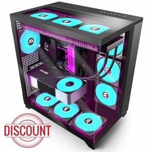 ANSAITE PC CASE ATX 3 PWM ARGB Fans Pre-Installed