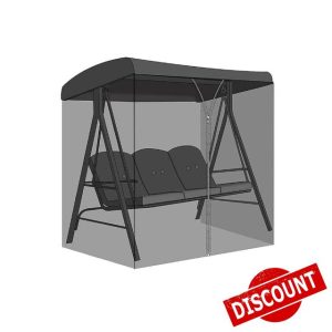 Outdoor Cooling Swing Seat Bugs Cover Breathable Net Ourtyard Garden Double Net Garden Swing Mosquito for Home