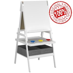 GYMAX Wooden Kids Easel