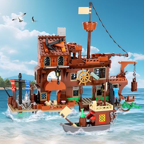 Boats Model Wharf Building Toy Kits