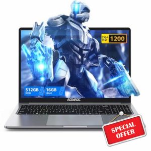 ACEMAGIC Laptop Computer 16 inch - Quad-Core Alder Lake N-97 Processor Up to 3.6GHz (Beat N5095) Notebook Computer