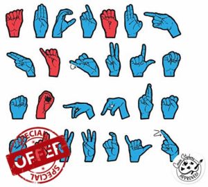 Pacon CK-4448 Wonderfoam Magnetic Sign Language Letters