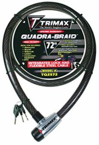Trimax Trimaflex Integrated Keyed Cable Lock 6' L X 25Mm TQ2572