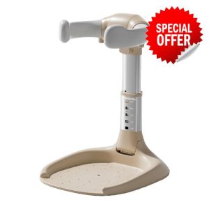 Baby Standing Shower Foldable Adjustable Infant Shower Stand Infant Shower Stand for Toddler 6-18 Months