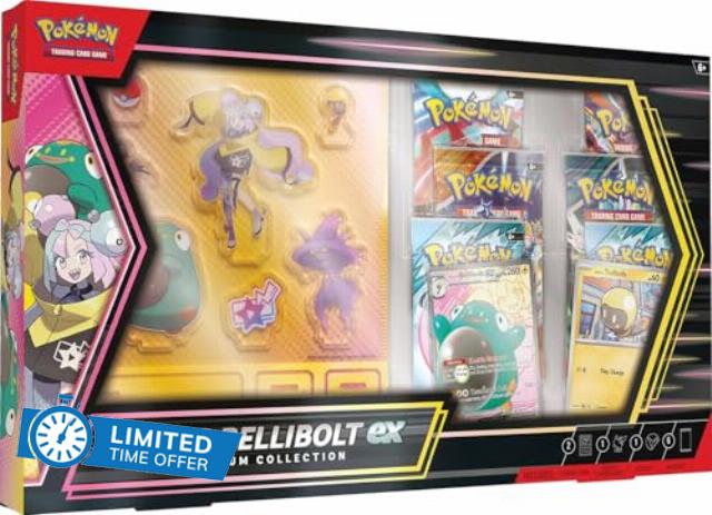Pokémon TCG: Iono’s Bellibolt ex Premium Collection (1 full-art foil promo card