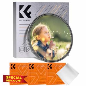 K&F Concept 67mm Black Diffusion 1/8 & ND2-32 Variable ND Filter