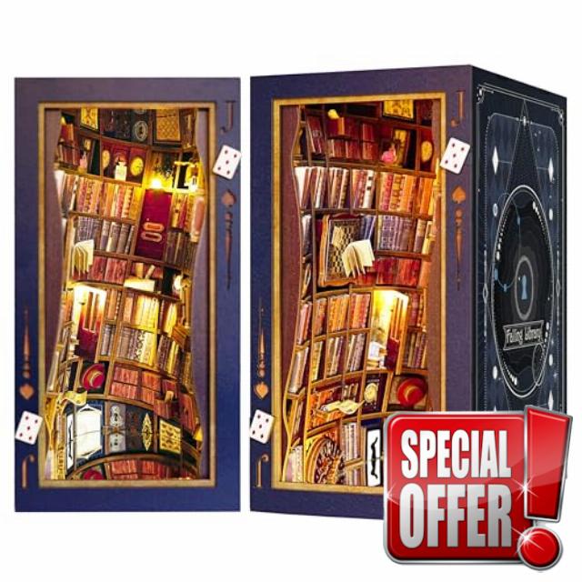 JOOHOUR DIY Book Nook Kit