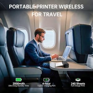 300dpi Mini Thermal Printer A4
