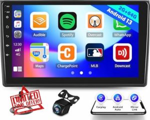 CAMECHO Car Stereo for Audi A4 S4 RS4 2002-2008 with Wireless Carplay Android Auto