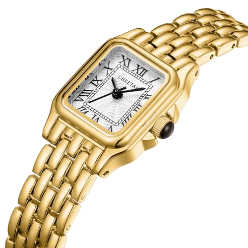 Rectangular Case Roman Dial Digital Waterproof Wrist Watch for Women Girls
