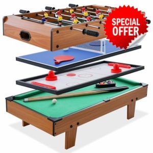 GYMAX 4 in 1 Multi Game Table