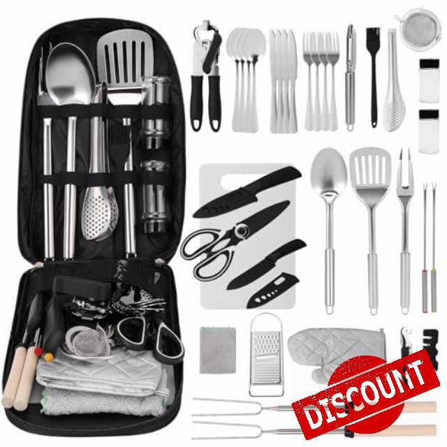 Portable Camping Cooking Utensils Set