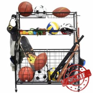 Garage Sports Equipment Organizer