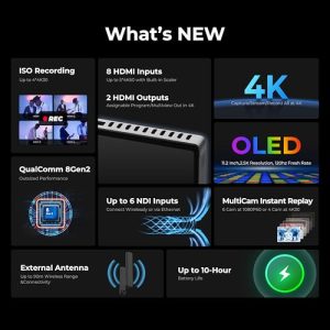 All-in-One 4K Live Video Streaming Equipment with 8 HDMI Inputs