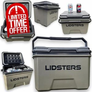 Lidsters Fishing Deluxe Cooler Ice Box 16L Fits 23 Cans Carp tackle Bait Cool