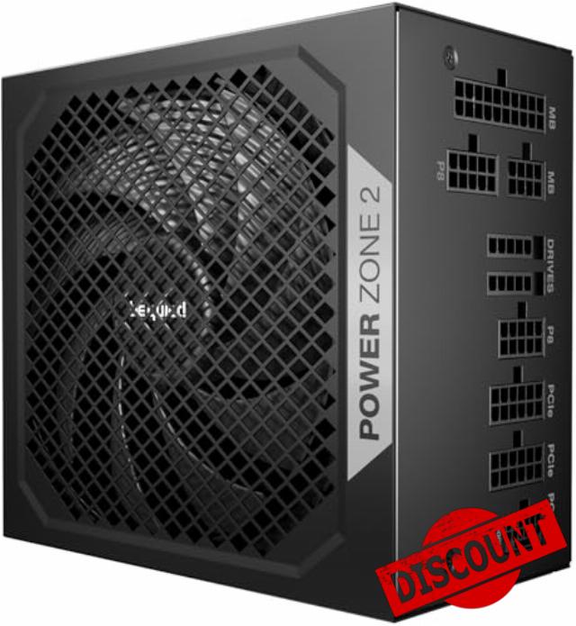 be quiet! Power Zone 2 1000 Watt Fully Modular 80+ Platinum ATX 3.1 Power Supply