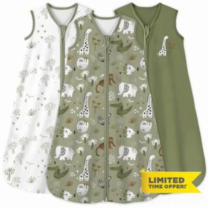 Yoofoss Baby Sleeping Bag Baby Sleep Sack 0.5 TOG 100% Cotto