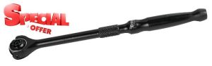 Titan 11328 1/4-Inch Drive x 7-Inch 90-Tooth Swivel Head Ratche