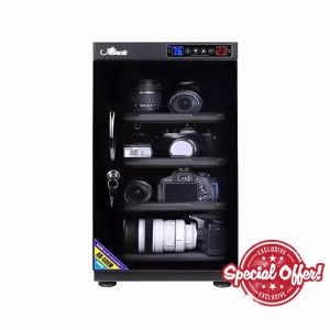Dry Cabinet Camera Digital Control Dehumidify Dry Cabinet Box Camera Drying Cabinet for Electronic Equipment Stamp Tea Jewelry Storage (50L)