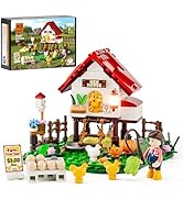 FUNWHOLE Jungle Off-Road Vehicle SUV Illuminated Building Block Kit - Technic Car Model LED Light...