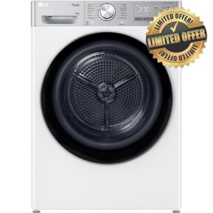 LG Dual Dry™ FDV1110W Wifi Connected 10Kg Heat Pump Tumble Dryer - White - A+++ Rated            [Energy Class A+++]