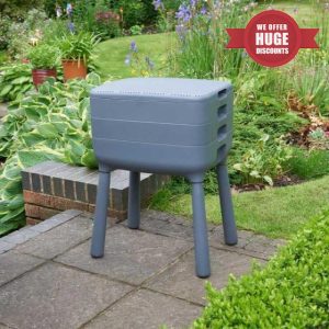 Garden Mile 3 Tray Wormery Composter - Worm Compost Bin Outdoor