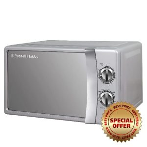 Russell Hobbs RHMM701S 17 Litre 700 W Silver Solo Manual Microwave with 5 Power Levels