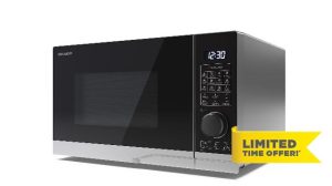 SHARP YC-PC254AU-S 25 Litre 900W Digital Combination Microwave Oven with 1200W Grill