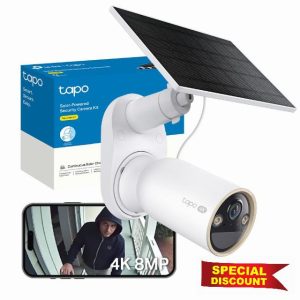 Tapo C460 KIT 4K 8MP Battery Solar Security Camera Outdoor Wireless