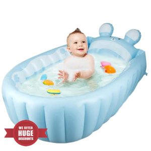 Inflatable Bath Tub - Toddler Bath Foldable Baby Bath Travel | Portable Travel Baby Bathtub