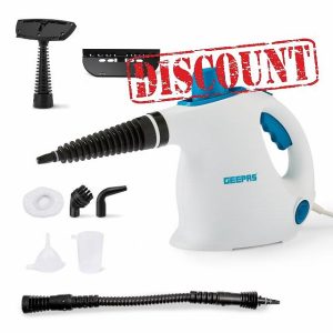 GEEPAS Handheld Steam Cleaner Multipurpose