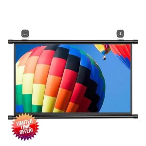 Pull Down Projector Screen 30"