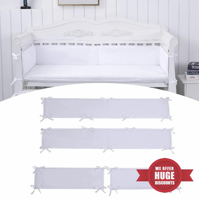 4Pcs of Breathable Mesh Liner Anti-Collision Pads- Soft Cushioned Edge Protectors for Mattress Top. (KY13)