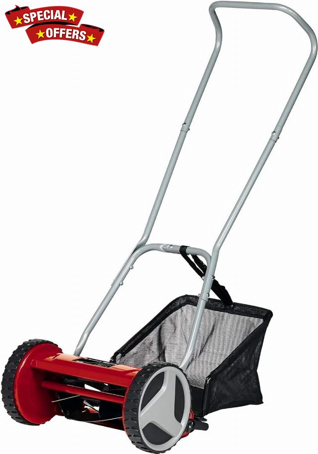 Einhell GC-HM 300 Hand Push Lawnmower -- Manual Lawn-Mower With 30cm Cutting Width