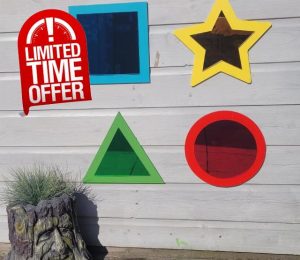 Acrylic Sensory COLOUR Mirrors Set