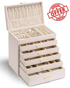 Vlando 6 Layer Large Jewellery Box