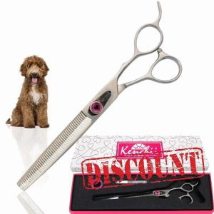 Kenchii Love 46 Teeth Thinner - Japanese Pink Alloy Steel Scissors