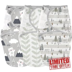 Yoofoss Baby Swaddle 0-3 Months