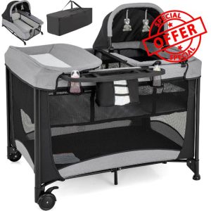 Maxmass 5 in 1 Baby Travel Cot