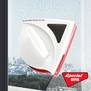 Double-Sided Magnetic Window Cleaner for 15-24mm Double Glazed Windows