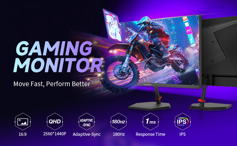 gaming monitor, QHD gaming monitor, 2k monitor