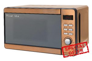 Russell Hobbs RHMD804CP 17 L 800 W Copper Solo Digital Microwave with 5 Power Levels