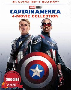 Marvel's Captain America 1-4 Collection UHD/BD [Region A & B & C]